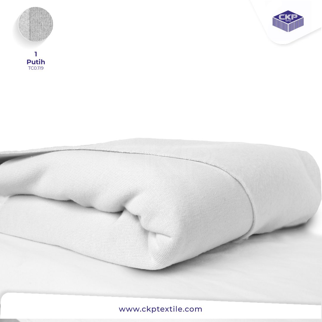 Fleece CVC Elgon – Putih (1)