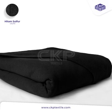 Fleece Cotton Colombia – Hitam Sulfur