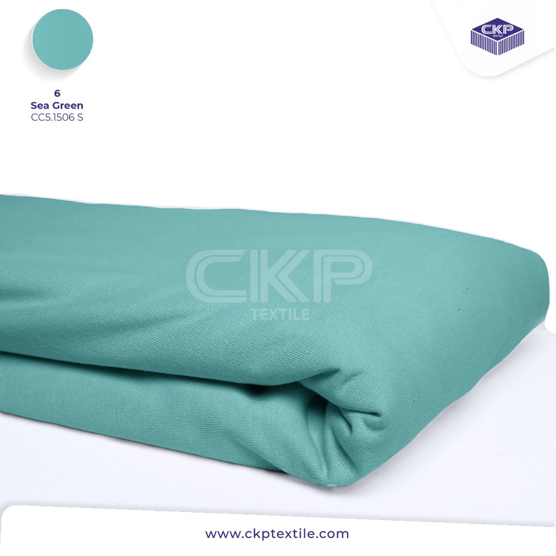 Heavyweight Cotton Mikacel 16S – Sea Green (6)