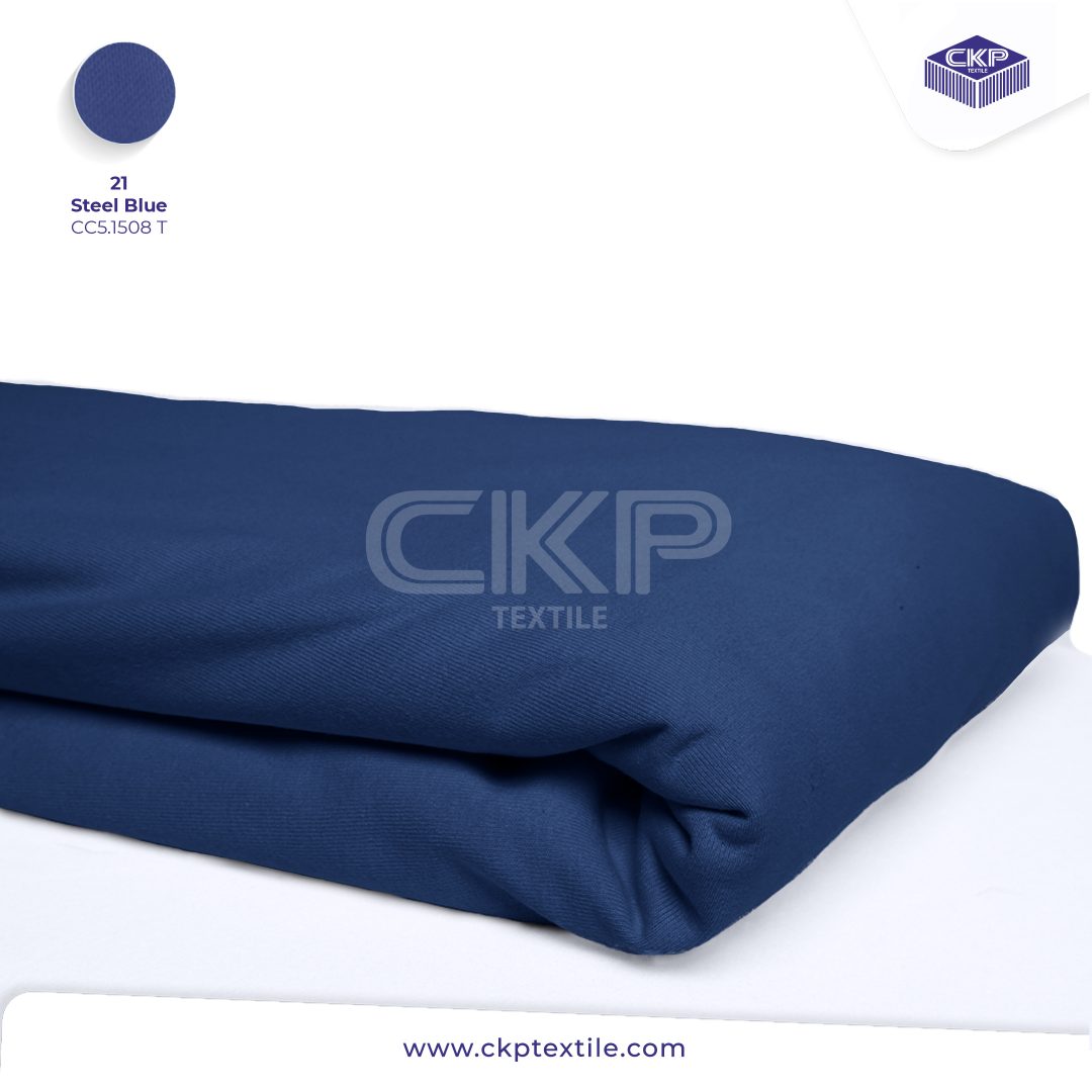 Heavyweight Cotton Mikacel 16S – Steel Blue (21)