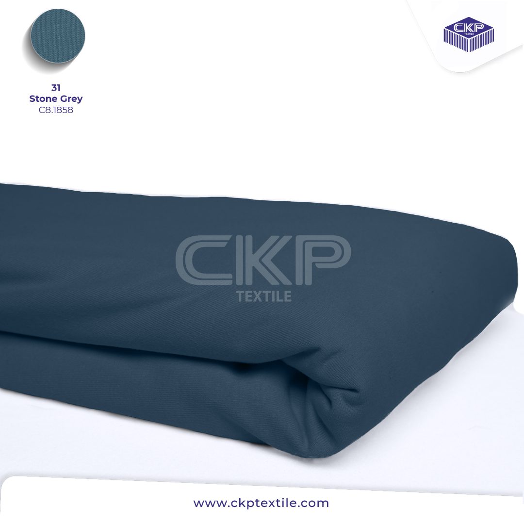Heavyweight Cotton Mikacel 16S – Stone Grey (31)