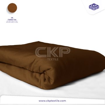 Cotton Combed Primacel – Coklat Tua (49)