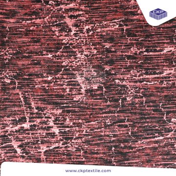 Combed Printing – Cosmic Island – Red