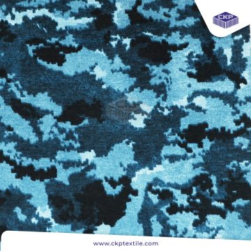 Combed Printing – Loreng – Biru