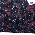 Combed Printing – Marble – Navy