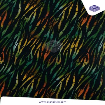 Combed Printing – Tiger – Hijau