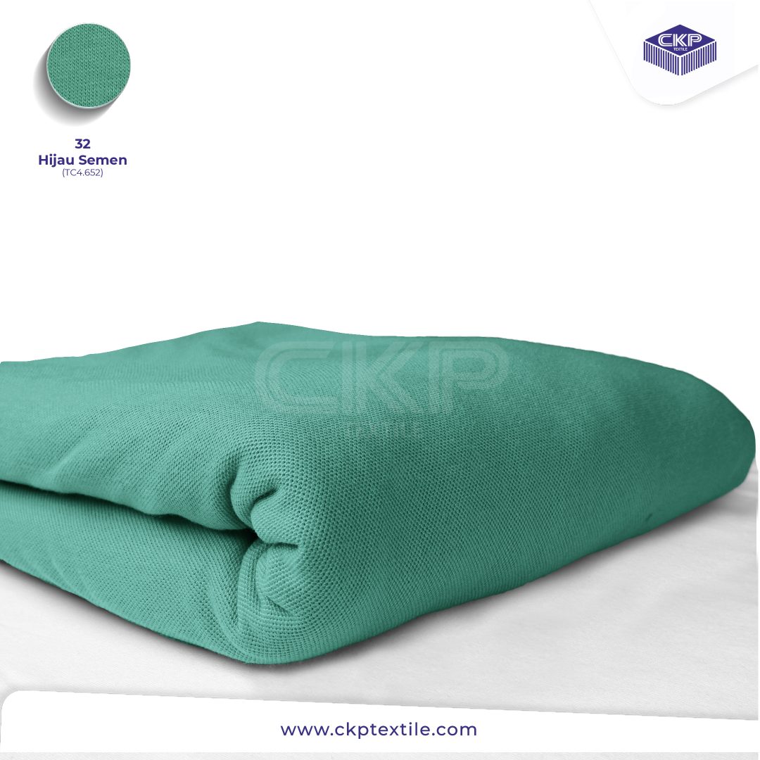 CVC Pique – Hijau Semen (32)