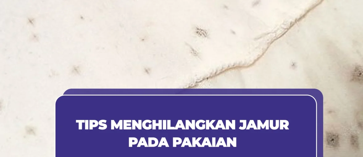 Menghilangkan jamur pada pakaian