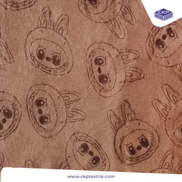 Combed Printing – Labubu Monochrome Coklat