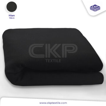 Double Knit Ponte – Hitam
