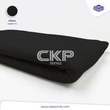 Waffle Knit – Hitam