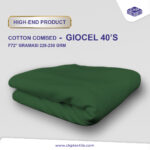 Premium Cotton Combed Giocel – Cactus Green
