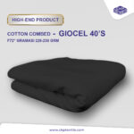 Premium Cotton Combed Giocel – Nanoblack