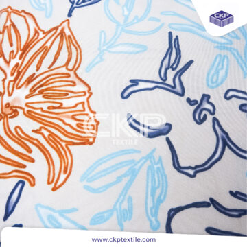 Rayon Printing Rayzen – Lily Flower