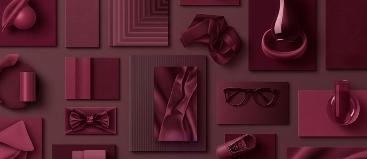 warna burgundy mix and match