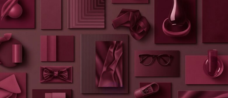 warna burgundy mix and match