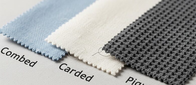 Combed, Carded, & Pique: Panduan Memilih Kain untuk Produksi T-shirt Distro