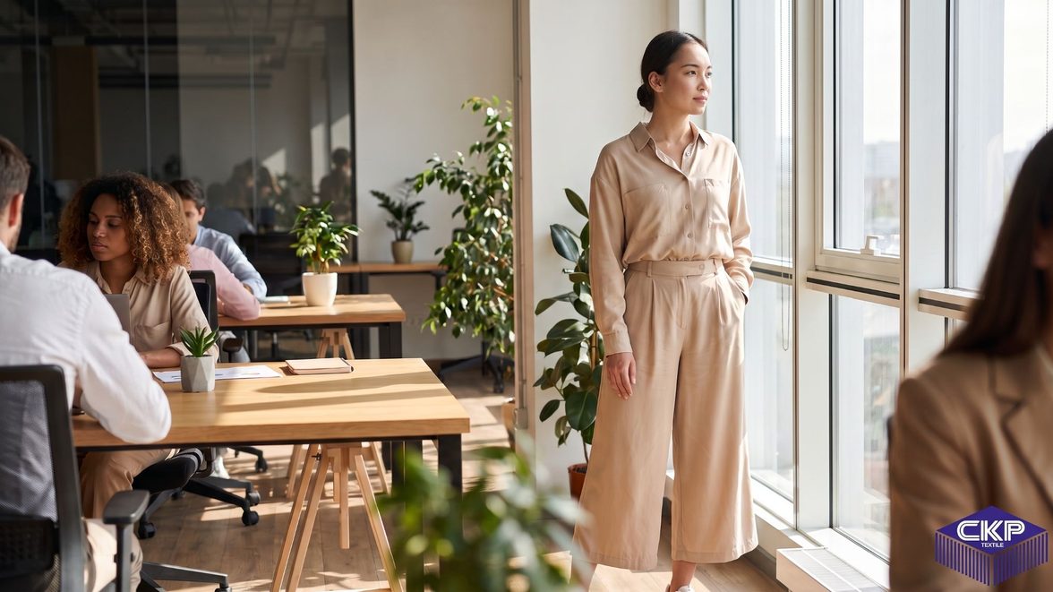 Apa Itu Rayon Twill? Kain Adem yang Bikin Kemeja dan Kulot Auto Rapi