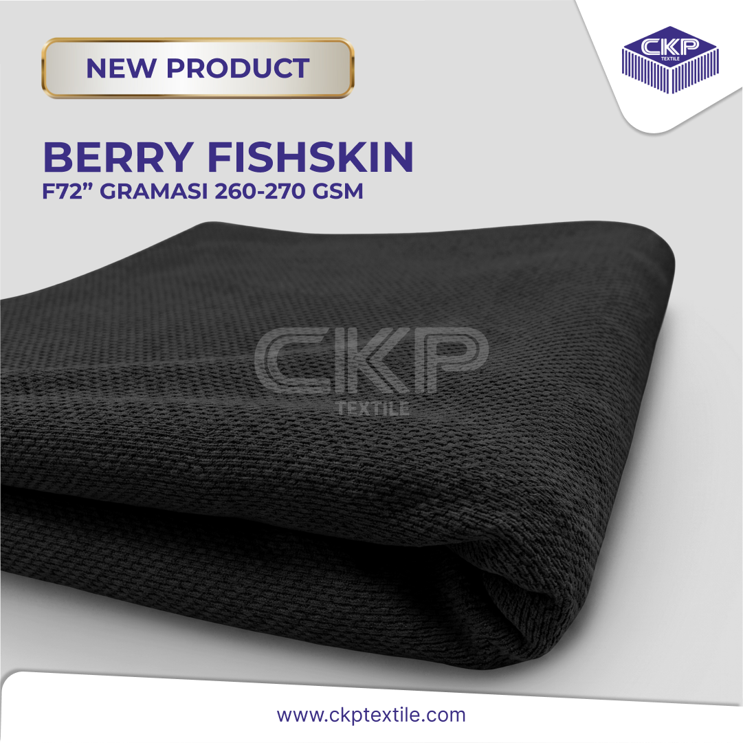 Berry Fishskin- Hitam