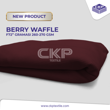 Berry Waffle – Maroon
